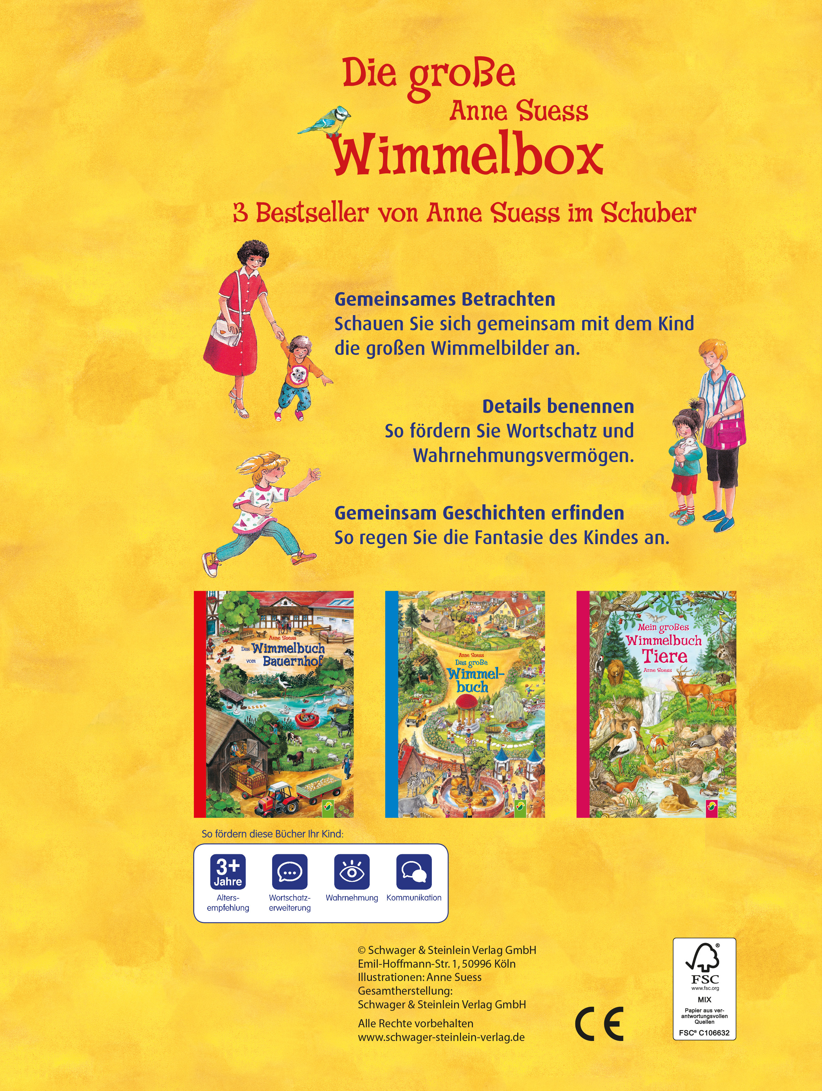 Rückseitencover Die große Anne Suess Wimmelbox