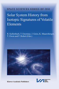 Vorderes Coverbild Solar System History from Isotopic Signatures of Volatile Elements