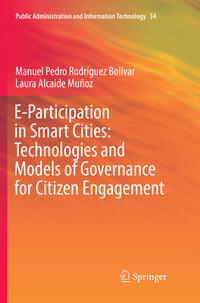 Vorderes Coverbild E-Participation in Smart Cities: Technologies and Models of Governance for Citizen Engagement