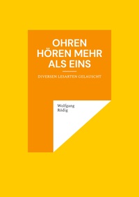 Vorderes Coverbild Ohren hören mehr als eins