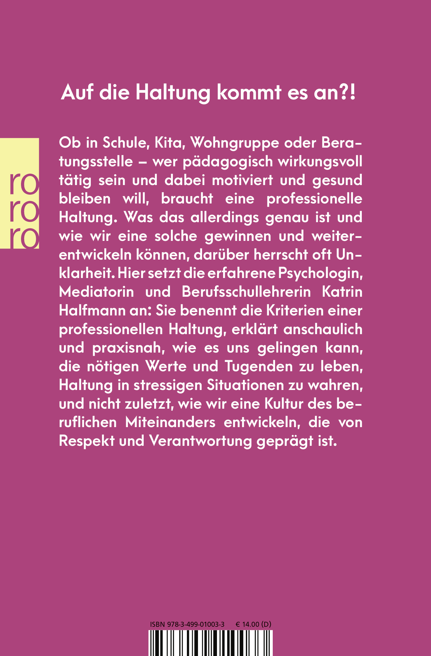 Rückseitencover Haltung