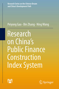 Vorderes Coverbild Research on China’s Public Finance Construction Index System