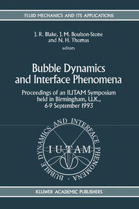 Vorderes Coverbild Bubble Dynamics and Interface Phenomena