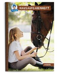 Vorderes Coverbild Benny Blu Hausaufgabenheft Pferde