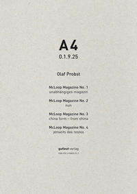 Vorderes Coverbild A4 0.1.9.25