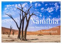 Vorderes Coverbild Namibia - Vom Sossusvlei bis zum Etosha Nationalpark (Wandkalender 2025 DIN A3 quer), CALVENDO Monatskalender