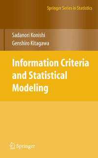 Vorderes Coverbild Information Criteria and Statistical Modeling