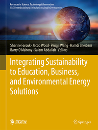 Vorderes Coverbild Integrating Sustainability to Education, Business, and Environmental Energy Solutions