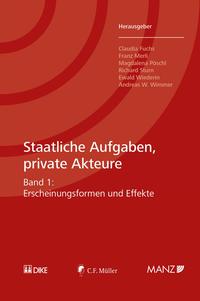 Vorderes Coverbild Staatliche Aufgaben, private Akteure