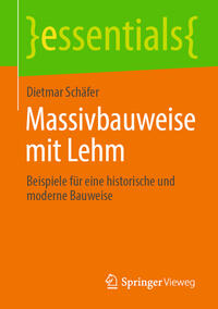 Vorderes Coverbild Massivbauweise mit Lehm