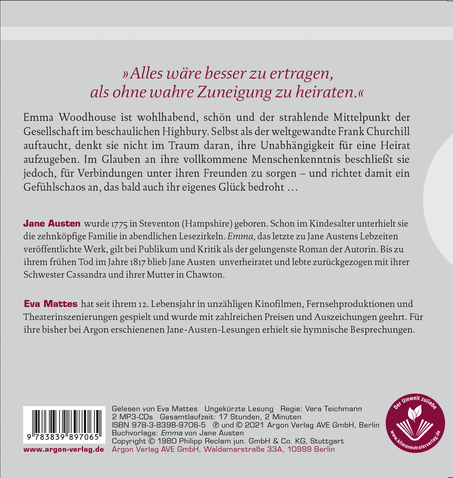 Rückseitencover Emma