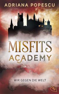 Vorderes Coverbild Misfits Academy – Wir gegen die Welt