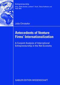 Vorderes Coverbild Antecedents of Venture Firms’ Internationalization