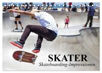 Vorderes Coverbild Skater. Skateboarding-Impressionen (Tischkalender 2026 DIN A5 quer), CALVENDO Monatskalender