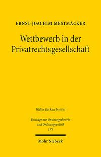 Vorderes Coverbild Wettbewerb in der Privatrechtsgesellschaft