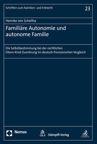Vorderes Coverbild Familiäre Autonomie und autonome Familie