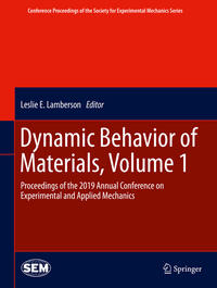 Vorderes Coverbild Dynamic Behavior of Materials, Volume 1