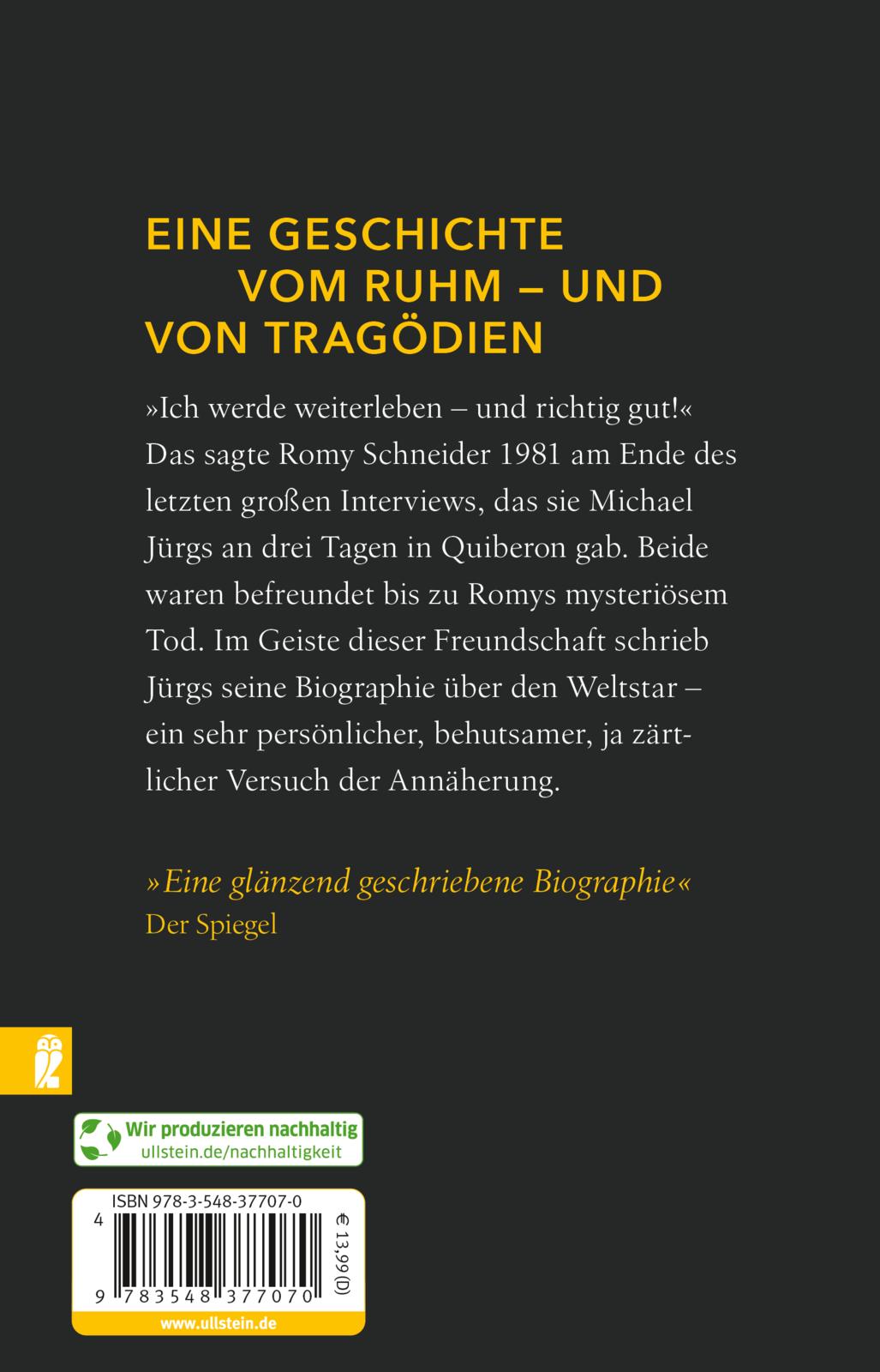 Rückseitencover Der Fall Romy Schneider