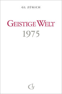 Vorderes Coverbild Geistige Welt 1975