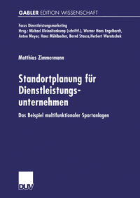 Vorderes Coverbild Standortplanung für Dienstleistungsunternehmen