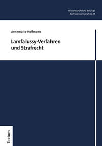 Vorderes Coverbild Lamfalussy-Verfahren und Strafrecht