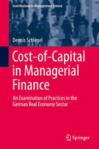 Vorderes Coverbild Cost-of-Capital in Managerial Finance