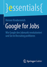 Vorderes Coverbild Google for Jobs