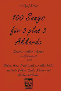 Vorderes Coverbild 100 Songs. Gitarre selber lernen in Rekordzeit