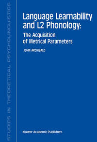 Vorderes Coverbild Language Learnability and L2 Phonology