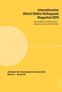 Vorderes Coverbild Internationales Alfred-Döblin-Kolloquium Klagenfurt 2019