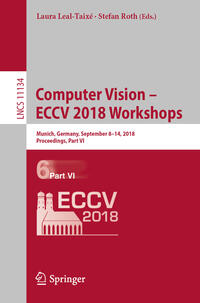 Vorderes Coverbild Computer Vision – ECCV 2018 Workshops