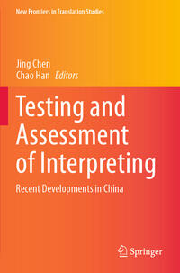 Vorderes Coverbild Testing and Assessment of Interpreting