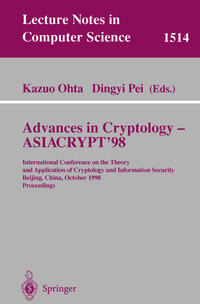 Vorderes Coverbild Advances in Cryptology — ASIACRYPT’98