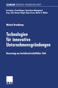 Vorderes Coverbild Technologien für innovative Unternehmensgründungen