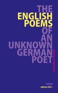 Vorderes Coverbild The English Poems of an Unknown German Poet