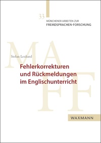 Vorderes Coverbild Fehlerkorrekturen und Rückmeldungen im Englischunterricht