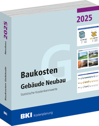 Vorderes Coverbild Baukosten Gebäude Neubau 2025