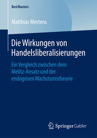 Vorderes Coverbild Die Wirkungen von Handelsliberalisierungen