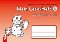 Vorderes Coverbild Mein Lese-Heft 4 – vom Satz zum Text