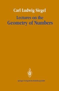Vorderes Coverbild Lectures on the Geometry of Numbers