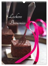 Vorderes Coverbild Leckere Brownies (Wandkalender 2025 DIN A3 hoch), CALVENDO Monatskalender