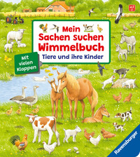 Vorderes Coverbild Mein Sachen suchen Wimmelbuch: Tiere und ihre Kinder