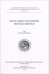 Vorderes Coverbild Recht, Krieg und Frieden bei Hugo Grotius