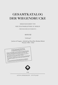 Vorderes Coverbild Gesamtkatalog der Wiegendrucke