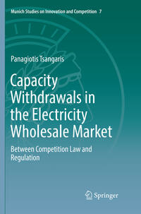 Vorderes Coverbild Capacity Withdrawals in the Electricity Wholesale Market