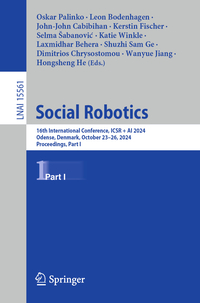 Vorderes Coverbild Social Robotics
