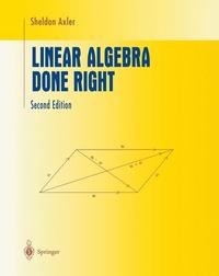 Vorderes Coverbild Linear Algebra Done Right