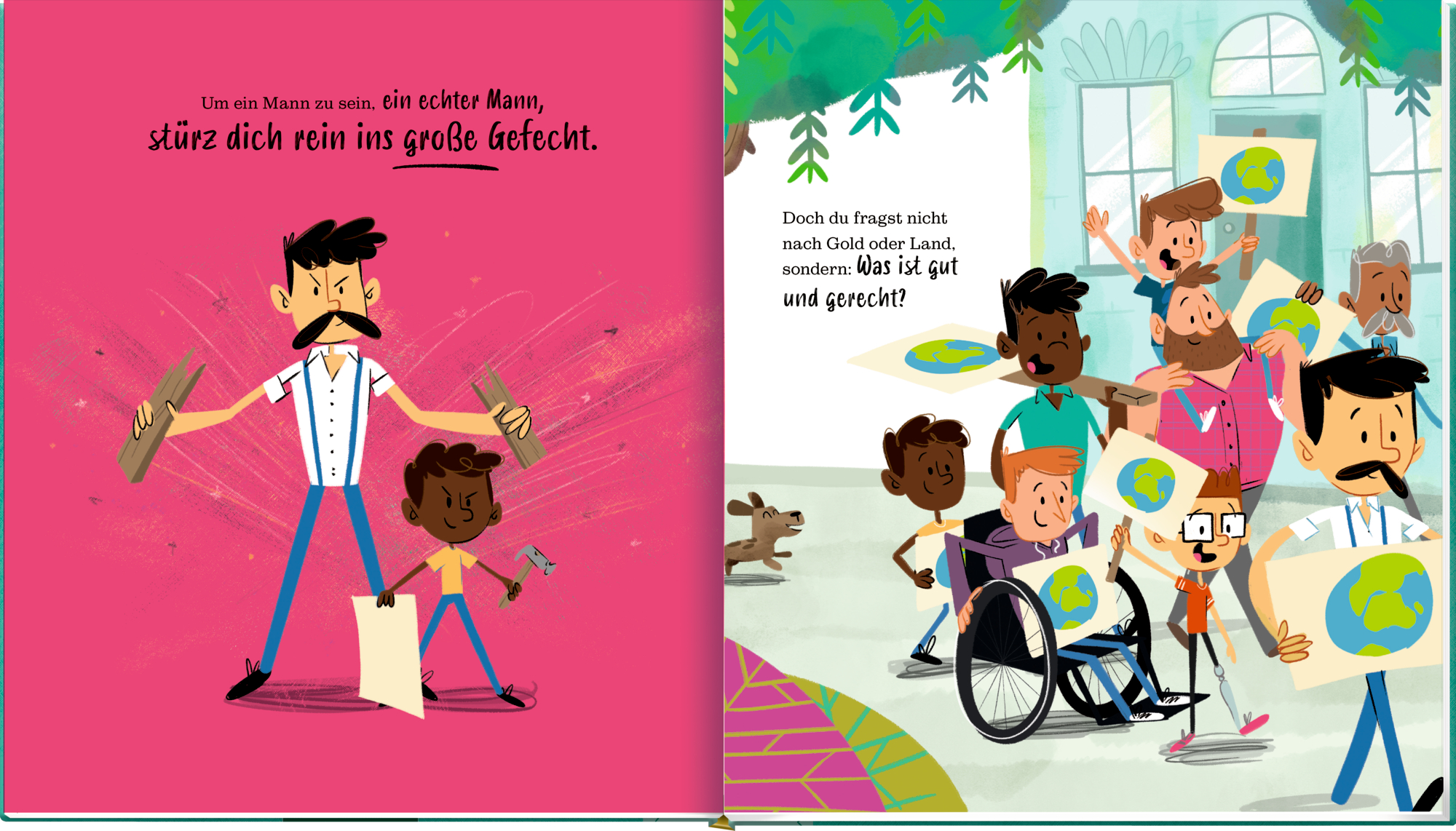 Beispielinhalt (Bild) Echte Jungs wie du und ich