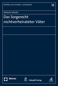 Vorderes Coverbild Das Sorgerecht nichtverheirateter Väter