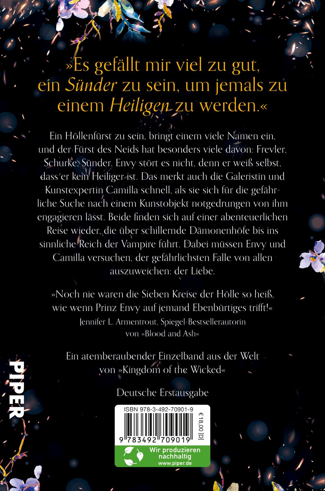 Rückseitencover Throne of the Fallen – Verführt